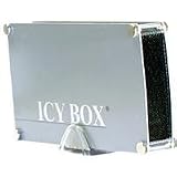 Icy Box Hard Drive Enclosure For 3.5 Sata Hard Drive With Sata & USB External Conectors - Silver