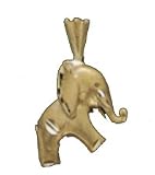 14kt Gold Elephant Charm-PD2453