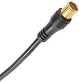 RCA VH88 3 Ft. Push-On Gold-Plated Coaxial Cable
