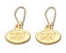 New York Jets Team Logo Earrings In 14kt Gold