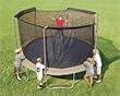 14ft (frame size) Replacement Trampoline netting/straps only for 3 Arch System with sleeves - Fits Bounce Pro and other Brands