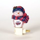 Minnesota Twins 5" Snowman Night Light - MLB Baseball