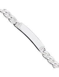 Sterling Silver Anchor ID Bracelet QAD180-8"