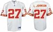 Larry Johnson Kansas City Chiefs #27 Replica Reebok NFL Football Jersey (White)