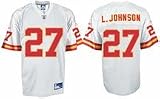 Larry Johnson Kansas City Chiefs #27 Replica Reebok NFL Football Jersey (White)