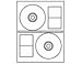 Clear/Translucent Glossy Finish Stomper Pro Format CD/DVD Labels 200-Pak (100 sheets)