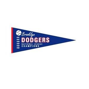Buy Brooklyn Dodgers MLB Cooperstown Collection Pennant from Winning Streak Sports by Winning Streak