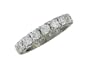 Elsmiene 14K White Gold Diamond Eternity Ring