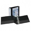 Antimicrobial Binder, Round Ring, 1" Capacity, Black (SAM18230) Category: Report Covers