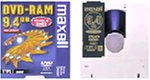 Maxell - DVD-RAM - 9.4 GB 3x - storage media