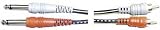 HOSA CPR203 Dual 1/4-Inch to Dual RCA Plugs - 9.9 Feet