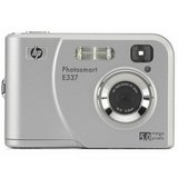 HP PhotoSmart E337 - Digital camera - compact - 5.0 Mpix - supported memory: MMC, SD, SDHC