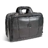 Pacific Design Evolution Leather Classic Laptop Briefcase, Nappa