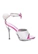 PLAYBUNNY-109, 4.5 Inch Play Bunny Single Strap High Heel.