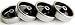 Pinewood Derby Wheels - PRO Lathed, Graphite Coated
