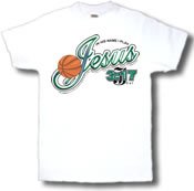 Jesus Basketball (In His Name I Play) Youth T-Shirt