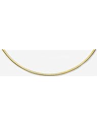 2.5mm Cubetto (Flexible) Omega Necklace 20"