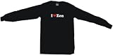 I Heart (Love) Zen Men's Sweat Shirt Medium-White