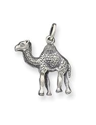 Sterling Silver Antiqued Camel Charm QC4080"