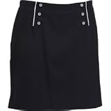 EP Pro 19 Micro Twill Skort With Button Detail (COLOR: Navy, WOMENS SIZE:16)