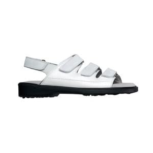 Buy Sandbaggers Lucy Sandal - White White by Sandbaggers