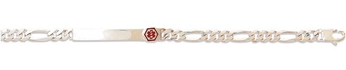8 Figaro 150 Medical Alert ID Bracelet