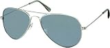 Aviator Style Unisex Designer Sunglasses 1046 Black