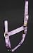 Hamilton Deluxe 1" Nylon Horse Halter with Adjustable Chin and Snap, Lavender, Average (800-1100 lbs)
