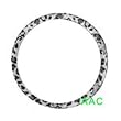 Animal Print Steering Wheel Cover - Snow leopard