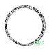 Animal Print Steering Wheel Cover - Snow leopard
