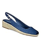 Easy Spirit Womens Trudie 2 Espadrilles BLUE 9 AA