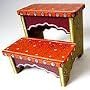 Bohemian Garden Double Step Stool