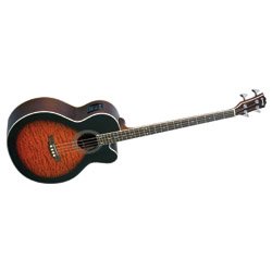 Brownsville ABG2CRBS 4 String Acoustic Electric Bass