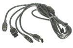 Logic 3 Multi-Colour Link Cable (Game Boy)