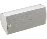 White Weather Resistant Dual 5 2-Way Home Theater Speakers
