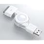 ELECOM iPod�pUSB���o�C���P�[�u�� 0.8m �z���C�g USB-IRL08
