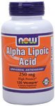Alpha Lipoic Acid by NOW Foods - Antioxidants - CoQ10 (250 mg - 120 Capsules)
