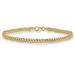 Childrens Toyshop  Jewelry : 10" Woven Ankle Bracelet in 14K Yellow Gold