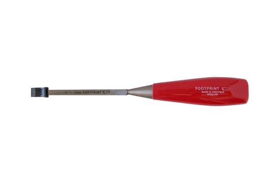 Footprint 120365 86 Series 1/4-Inch Firmer Shatter-Proof Red Acetate Handle Wood Chisel