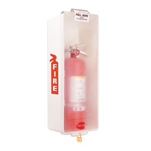 Fire Extinguisher Cabinet, Mark II , Red Tub w/ Red Cover