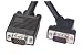 SVGA Cable, HD15 Male / 45 degrees Male, 10.0 ft, # Coax: 3