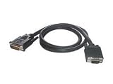 7205 Infocus:CABLES TO GO 3ft M1 To VGA MALE CABLE Black Work With Projectors And Other Devices