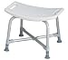 ^Bath Benches - Bariatric Bench - Shower Bench without Back, White Min.Order is 1 CS ( 1 Each / Case; )