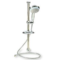 Waterpik 10-Mode Handheld Shower with Adjustable Stainless Steel Slide Bar, Chrome #SBJL-660C