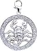 Zodiac Scorpio, 14K Gold Diamond Charm