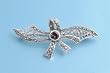 Sterling Silver Brooch - Ribbon