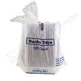 Disposable Clear Plastic Nacho Trays - 20oz