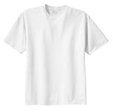NEW Port & Company - 100% Cotton Essential T-Shirt White-S