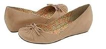 Report Footwear Women's Carys Flat,Natural,9 M
