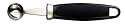 Pedrini Black & Satin Stainless Steel Melon Baller